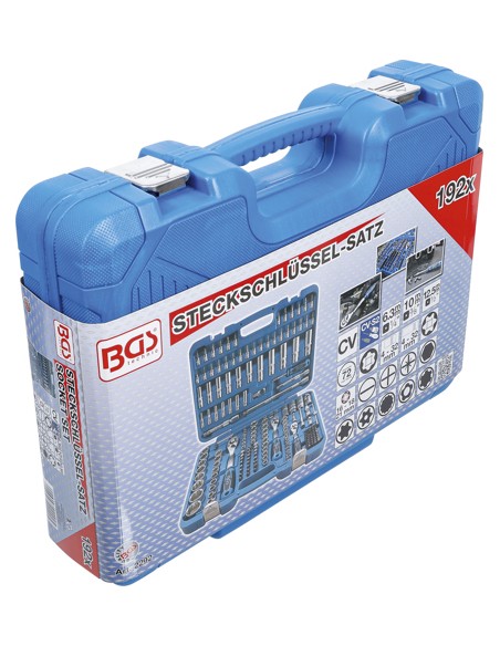 Trusa tubulare Super Lock 1/4, 3/8/ 1/2, 192 piese