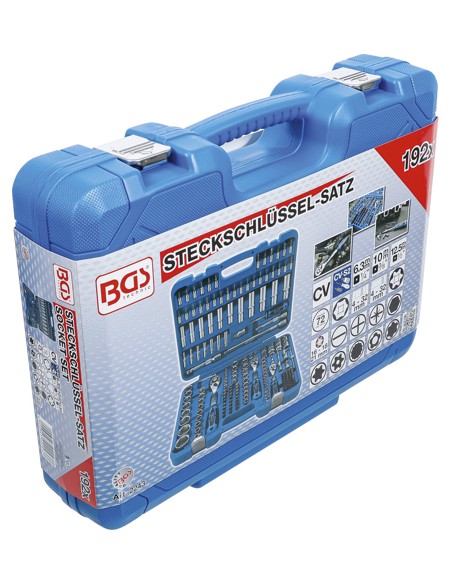 Trusa tubulare Pro Torque® 6 colturi 1/4, 3/8/ 1/2, 192 piese