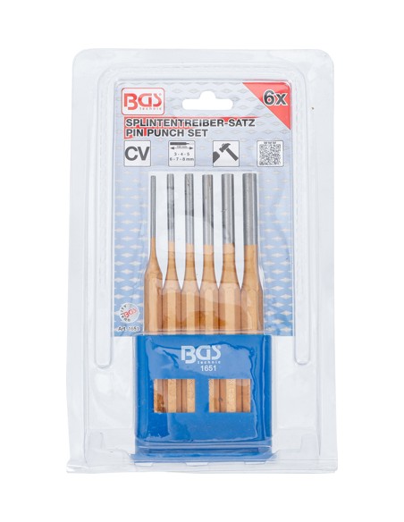 Set dornuri 3 - 8 mm, 150 mm lung