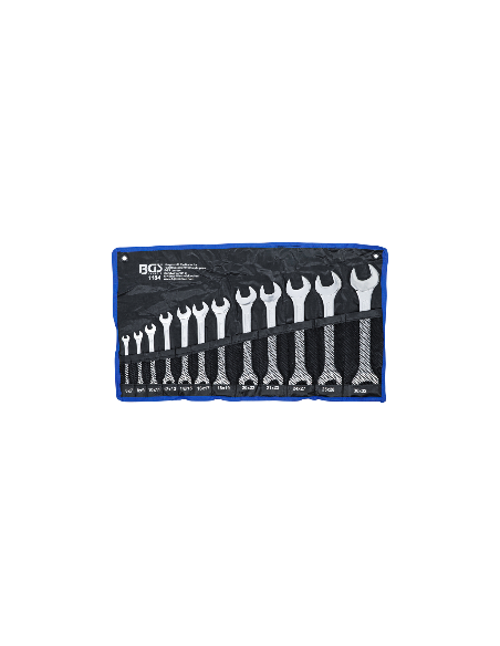 Set chei fixe duble (6 x 7 - 30 x 32 mm), 12 piese