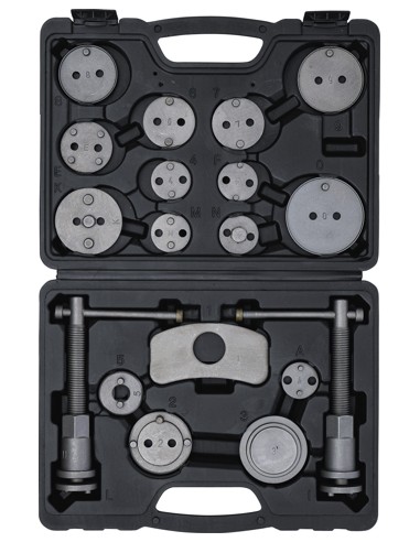 Trusa etriere,  resetare pistoane frana, 18 piese