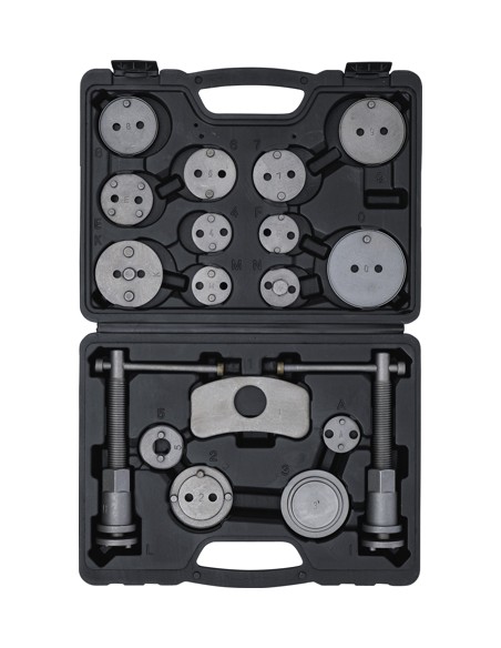 Trusa etriere,  resetare pistoane frana, 18 piese