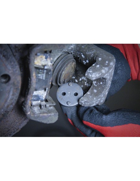 Trusa etriere,  resetare pistoane frana, 18 piese