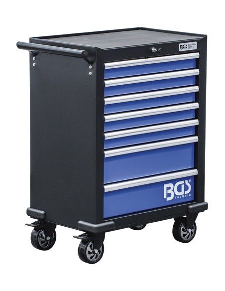 Dulap de scule pentru atelier cu 7 sertare echipat cu 263 piese