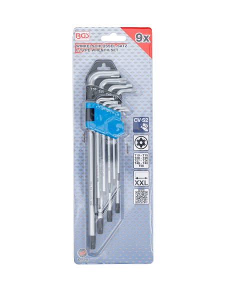 Trusa torx 9 buc lungi T 10 - 50 cu gaura