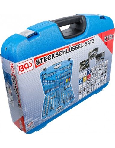 Trusa tubulare 1/2", 3/8" si 1/4" 218 BUC