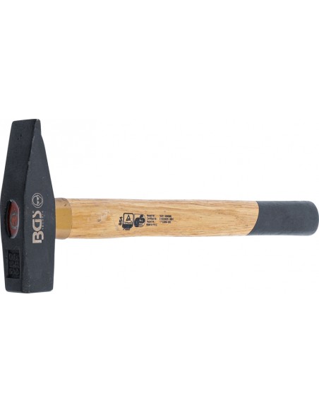 Ciocan lacatuserie, coada lemn, DIN 1041, 500 g