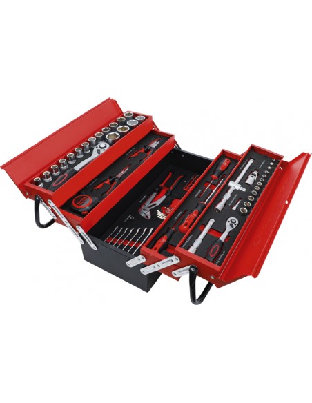 Cutie metalica echipata cu 86 piese