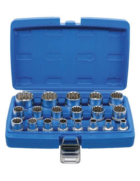 Set chei tubulare Gear Lock , 12,5 mm (1/2") ,| 19 piese