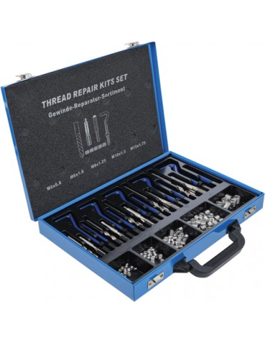 Set reparatie filete , M5 - M12 , 130 piese