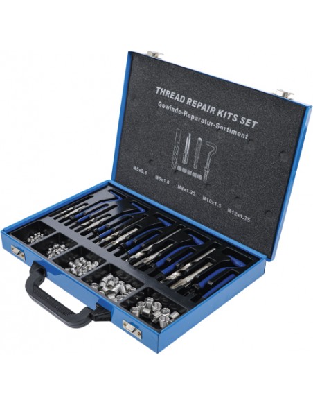 Set reparatie filete , M5 - M12 , 130 piese