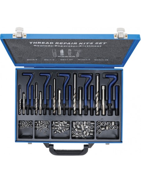 Set reparatie filete , M5 - M12 , 130 piese