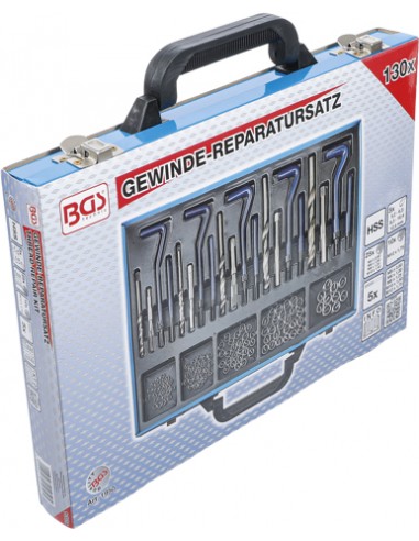 Set reparatie filete , M5 - M12 , 130 piese