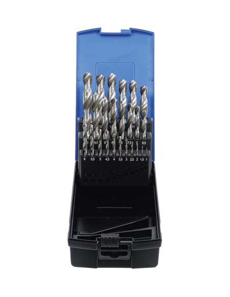 Set burghie spiralate | HSS | Ø 1 - 13 mm | 25 piese