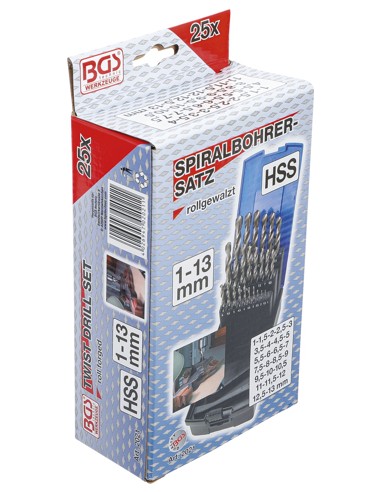 Set burghie spiralate | HSS | Ø 1 - 13 mm | 25...