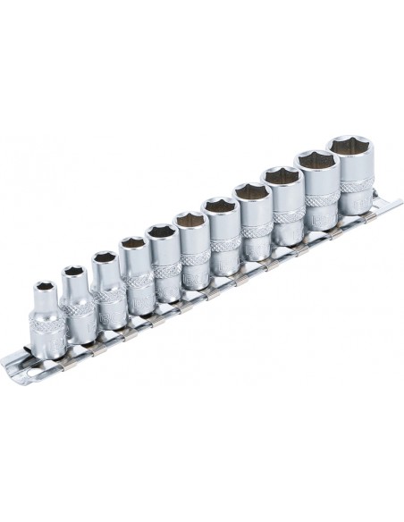 Set chei tubulare 6 colturi, 6,3 mm (1/4 ") marimi in toli, 11 piese