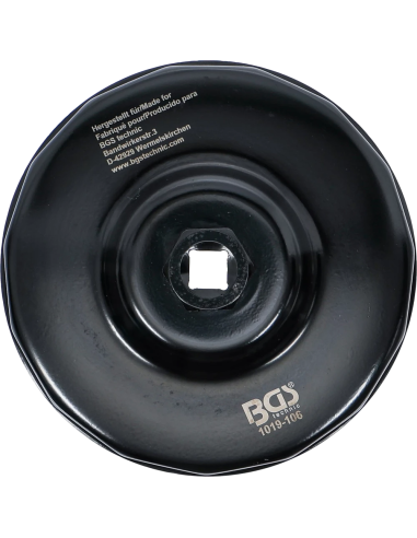 Cheie filtre de ulei | 15 laturi | Ø 106 mm |...
