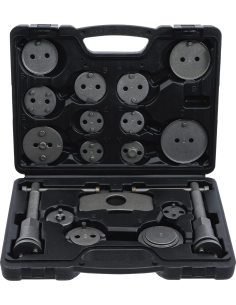 Set dispozitive resetare pistoane frana | 18 piese